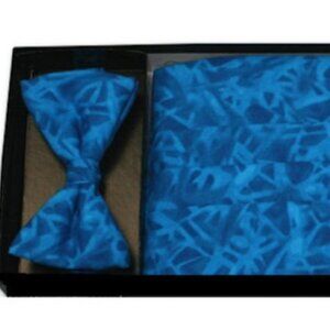 SUNSTREAKS PLEATED CUMMERBUND & BOW TIE SET